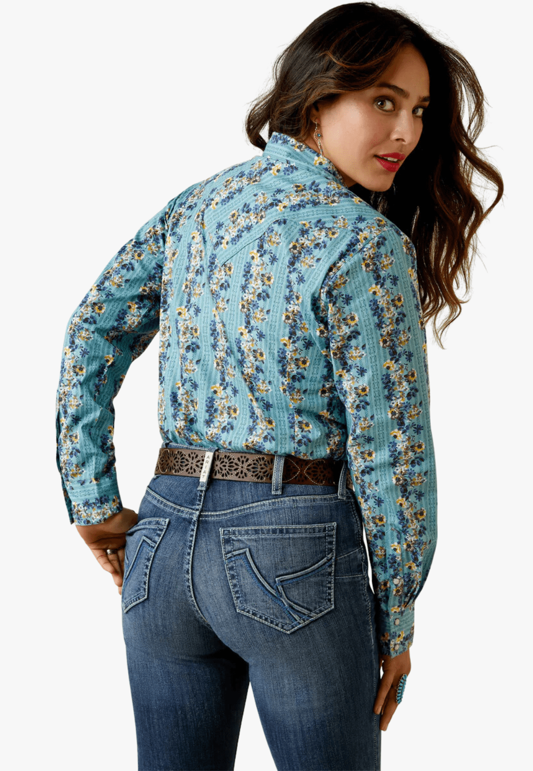 Ariat CLOTHING-Womens Long Sleeve Shirts Ariat Womens Annette Long Sleeve Shirt