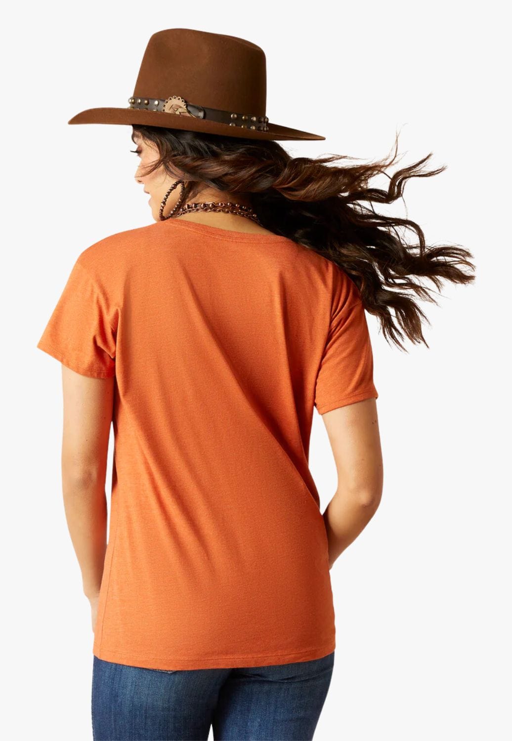 Ariat CLOTHING-WomensT-Shirts Ariat Womens Bison Skull T-Shirt