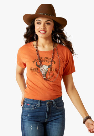 Ariat CLOTHING-WomensT-Shirts Ariat Womens Bison Skull T-Shirt