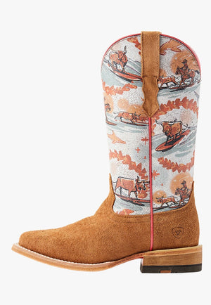 Ariat FOOTWEAR - Womens Western Boots Ariat Womens Frontier Western Aloha Boots