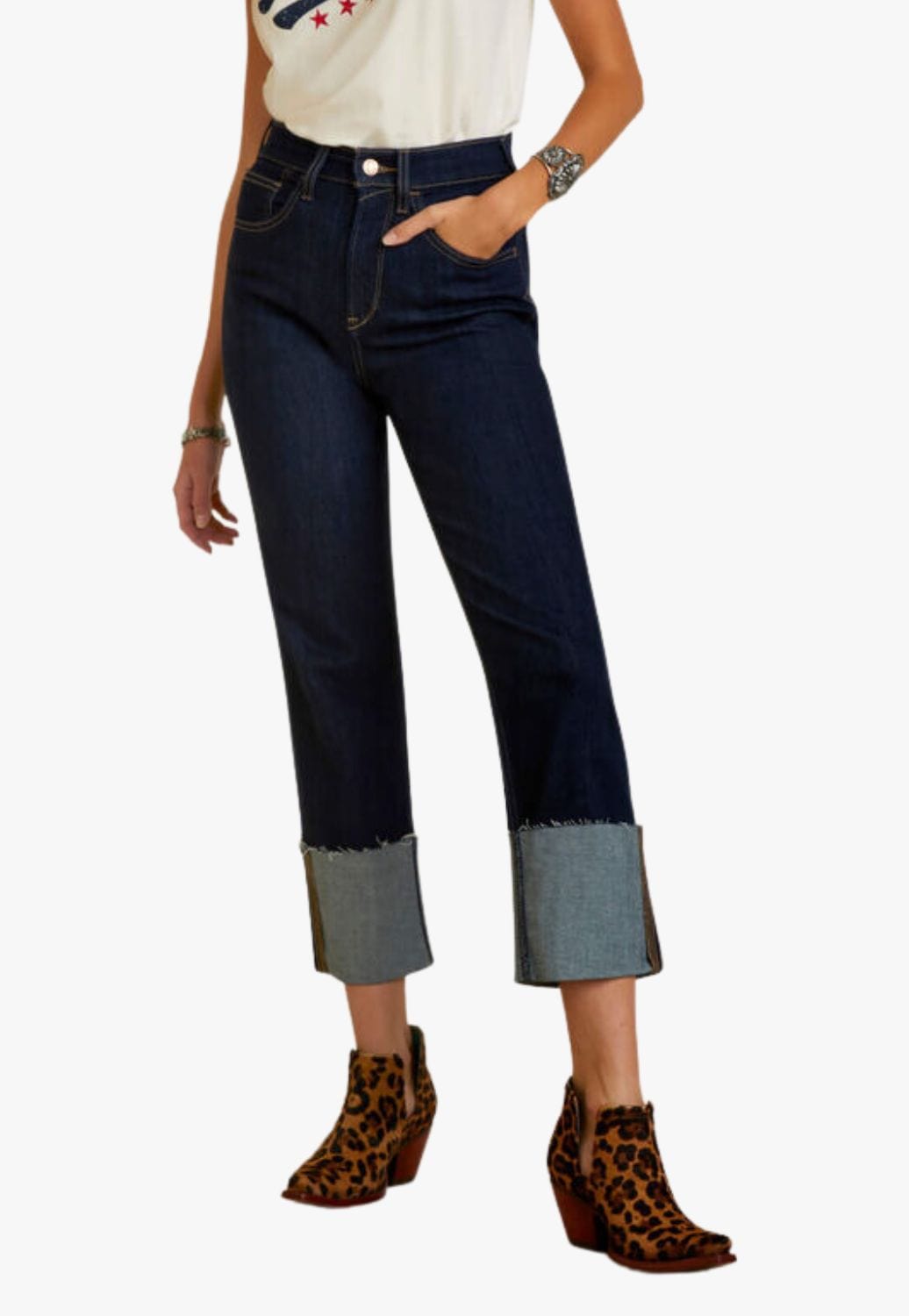 Ariat CLOTHING-Womens Jeans Ariat Womens Jazmine Ultra High Rise Straight Leg Jean