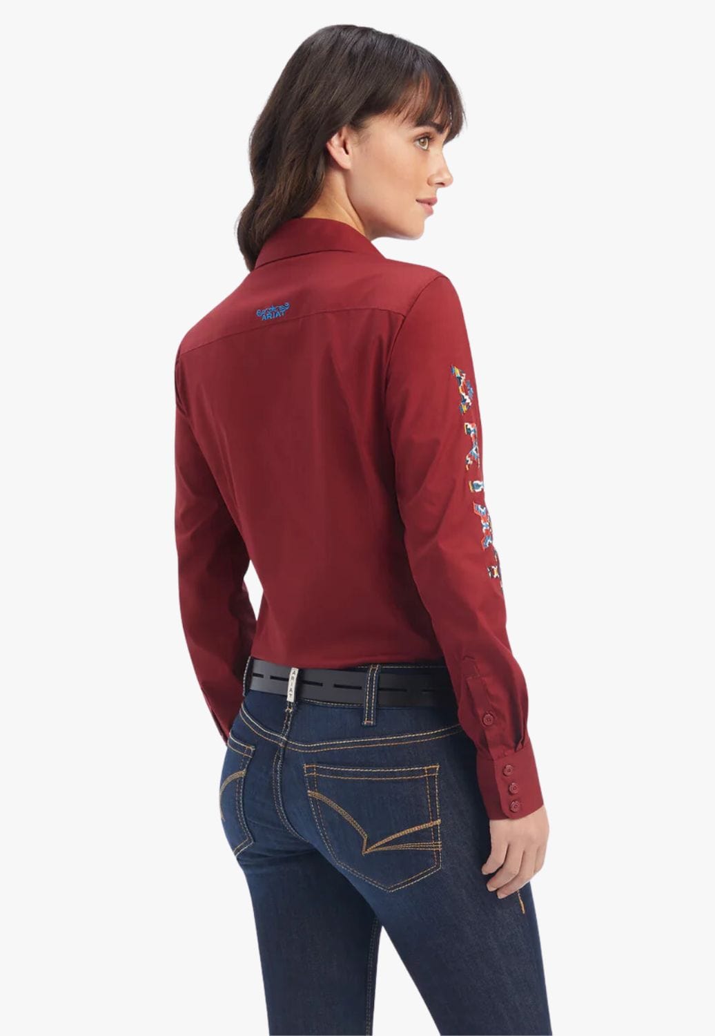 Ariat CLOTHING-Womens Long Sleeve Shirts Ariat Womens Kirby Stretch Long Sleeve Shirt