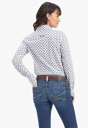 Ariat CLOTHING-Womens Long Sleeve Shirts Ariat Womens Kirby Township Strech Long Sleeve Shirt