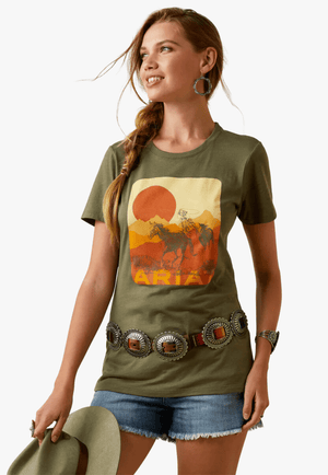 Ariat CLOTHING-WomensT-Shirts Ariat Womens Mustang Fever T-Shirt