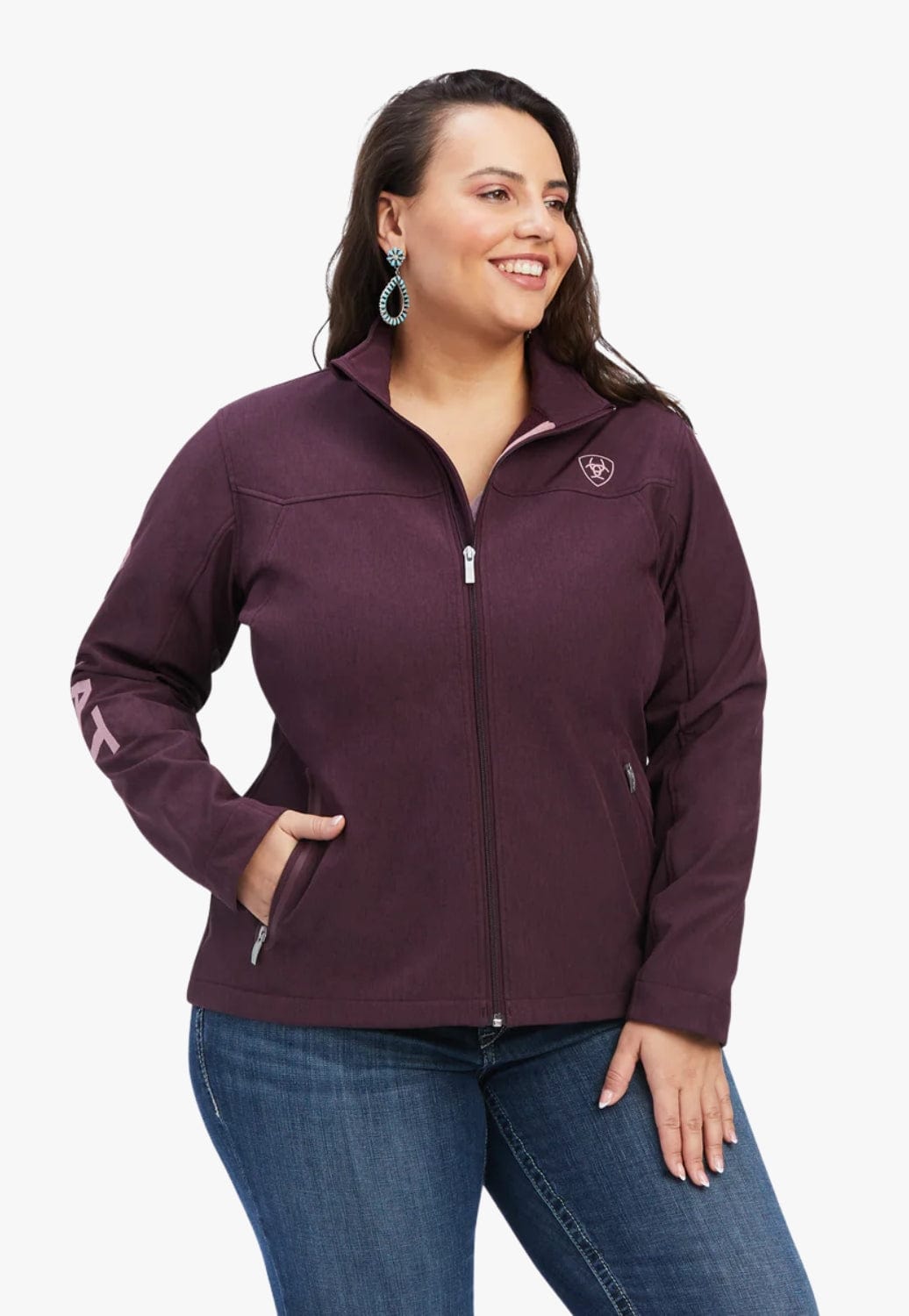 Ariat CLOTHING-Womens Jackets Ariat Womens New Team Softshell Jacket