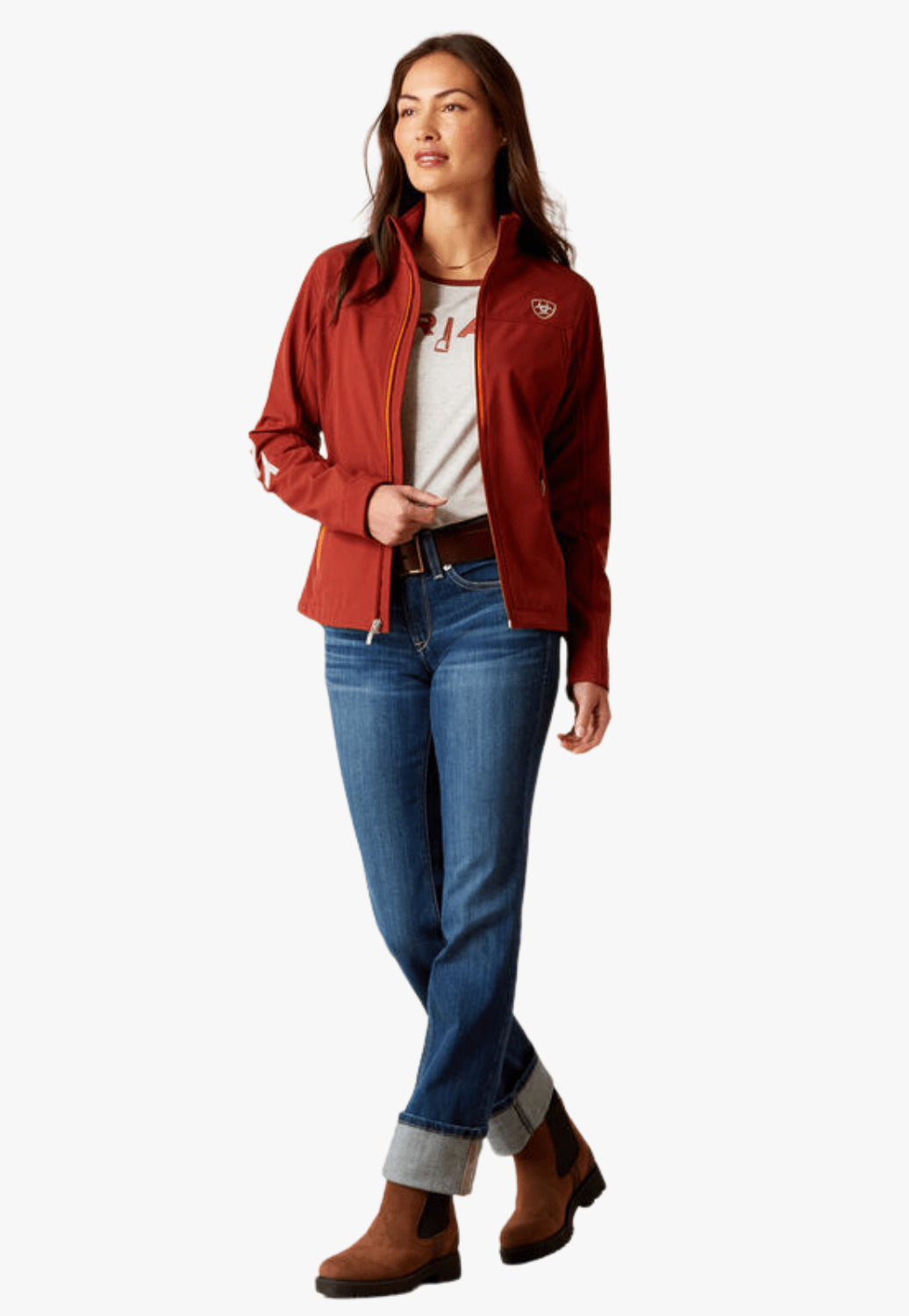 Ariat CLOTHING-Womens Jackets Ariat Womens New Team Softshell Jacket