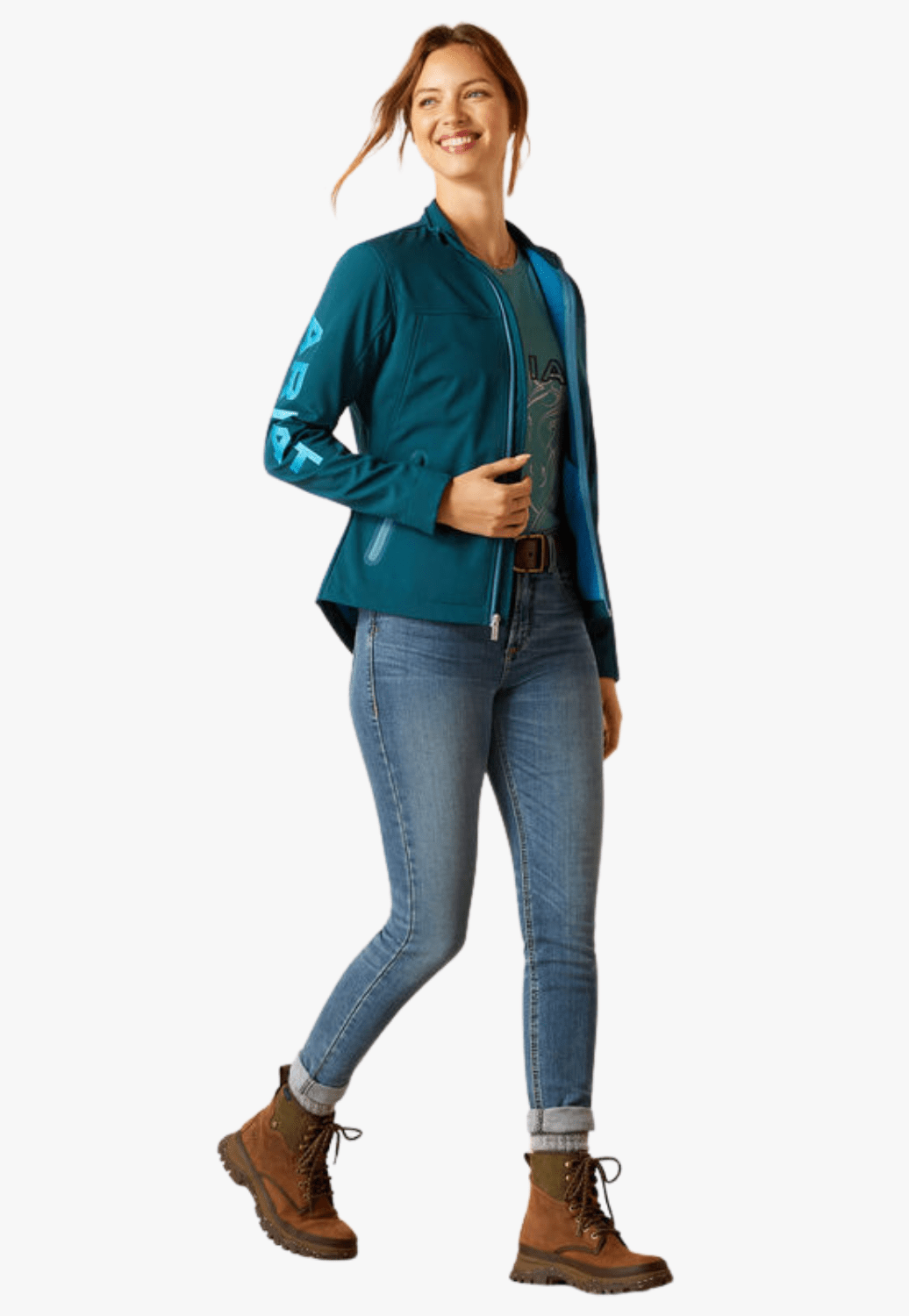 Ariat CLOTHING-Womens Jackets Ariat Womens New Team Softshell Jacket