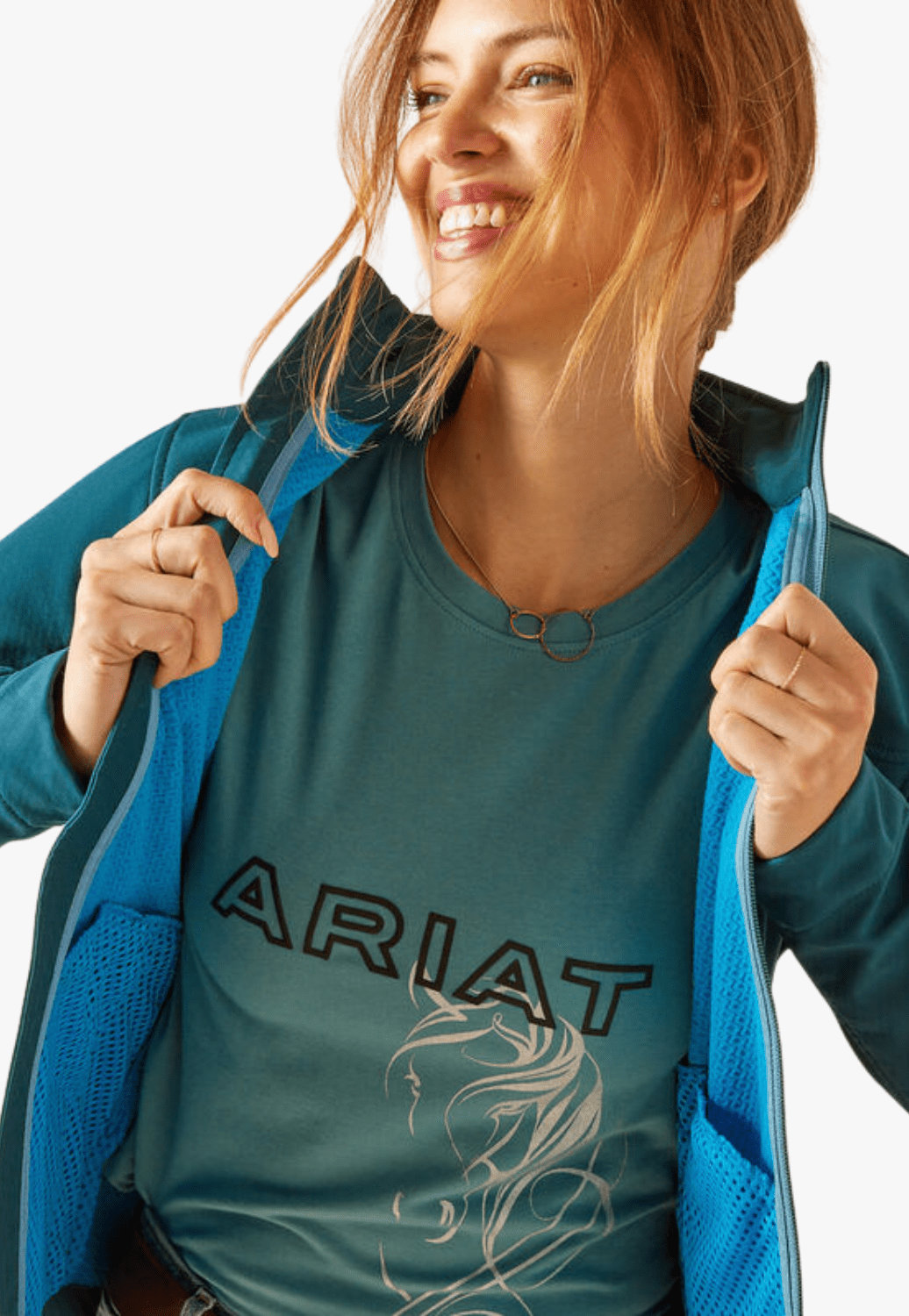 Ariat CLOTHING-Womens Jackets Ariat Womens New Team Softshell Jacket