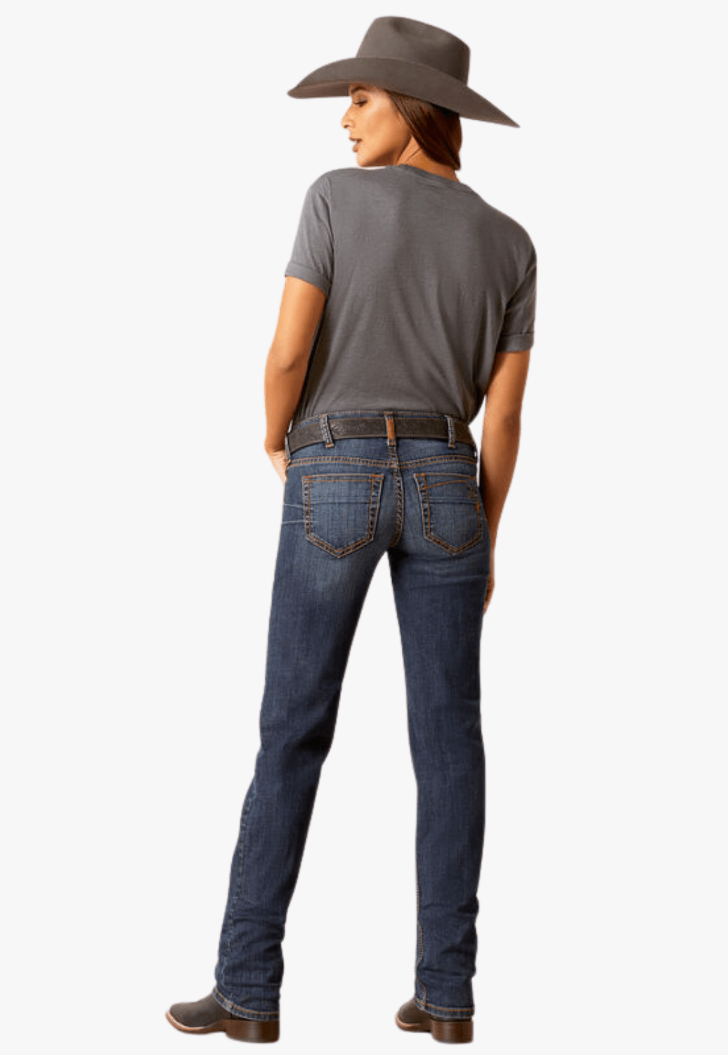 Ariat CLOTHING-Womens Jeans Ariat Womens REAL Charley Low Rise Straight Leg Jean