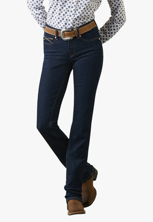 Ariat CLOTHING-Womens Jeans Ariat Womens REAL Ella Perfect Rise Straight Leg Jean