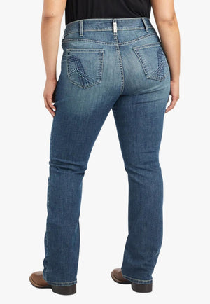 Ariat CLOTHING-Womens Jeans Ariat Womens REAL Maisie Mid Rise Boot Cut Jean