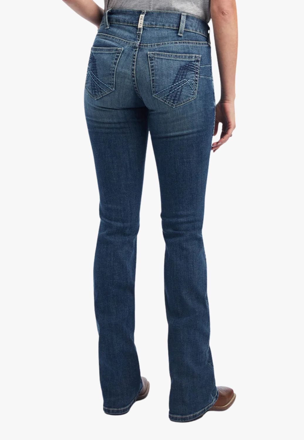 Ariat CLOTHING-Womens Jeans Ariat Womens REAL Maisie Mid Rise Boot Cut Jean