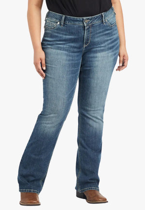 Ariat CLOTHING-Womens Jeans Ariat Womens REAL Maisie Mid Rise Boot Cut Jean