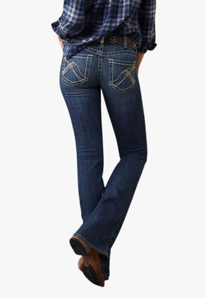 Ariat CLOTHING-Womens Jeans Ariat Womens REAL Miriam Mid Rise Boot Cut Jean