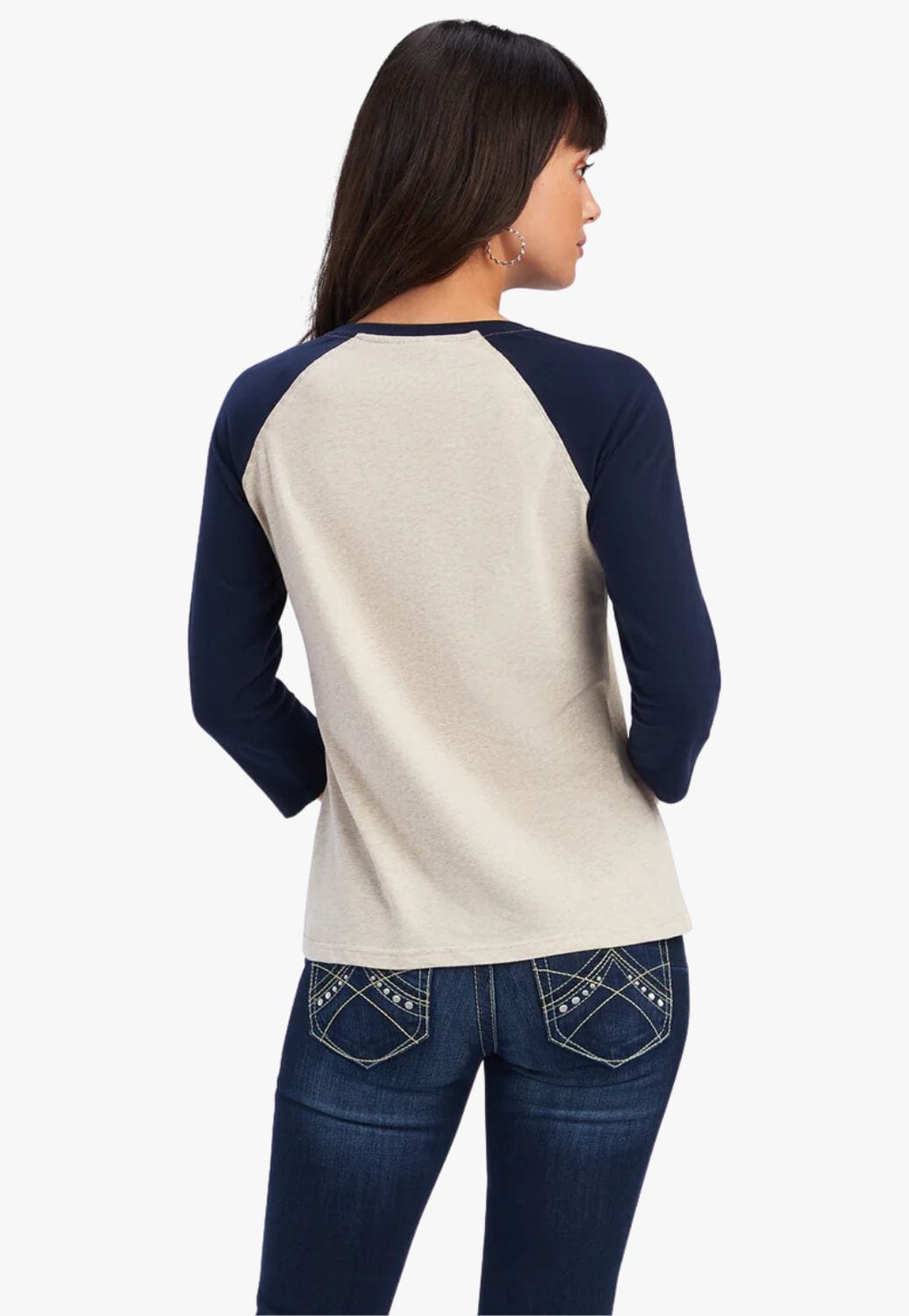 Ariat CLOTHING-Womens Long Sleeve Shirts Ariat Womens REAL Sunride 3/4 Sleeve Shirt