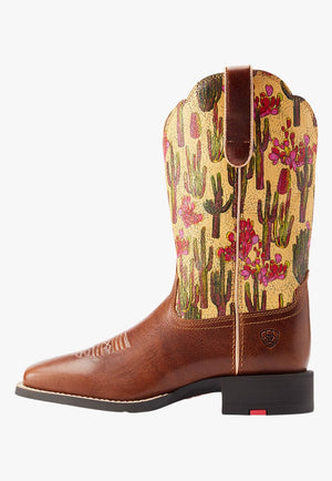 Ariat FOOTWEAR - Womens Western Boots Ariat Womens Round Up Wide Square Toe