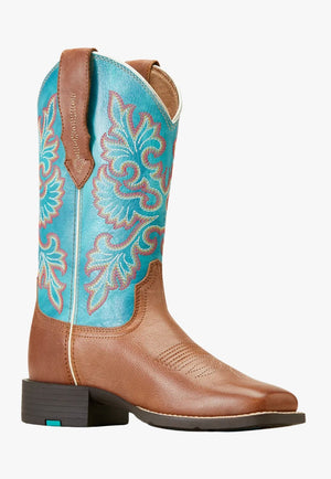 Ariat FOOTWEAR - Womens Western Boots Ariat Womens Round Up Wide Square Toe Boot