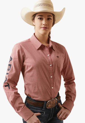 Ariat CLOTHING-Womens Long Sleeve Shirts Ariat Womens Wrinkle Resist Kirby Long Sleeve Shirt