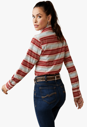 Ariat CLOTHING-Womens Long Sleeve Shirts Ariat Womens Wrinkle Resist Team Kirby Long Sleeve Shirt