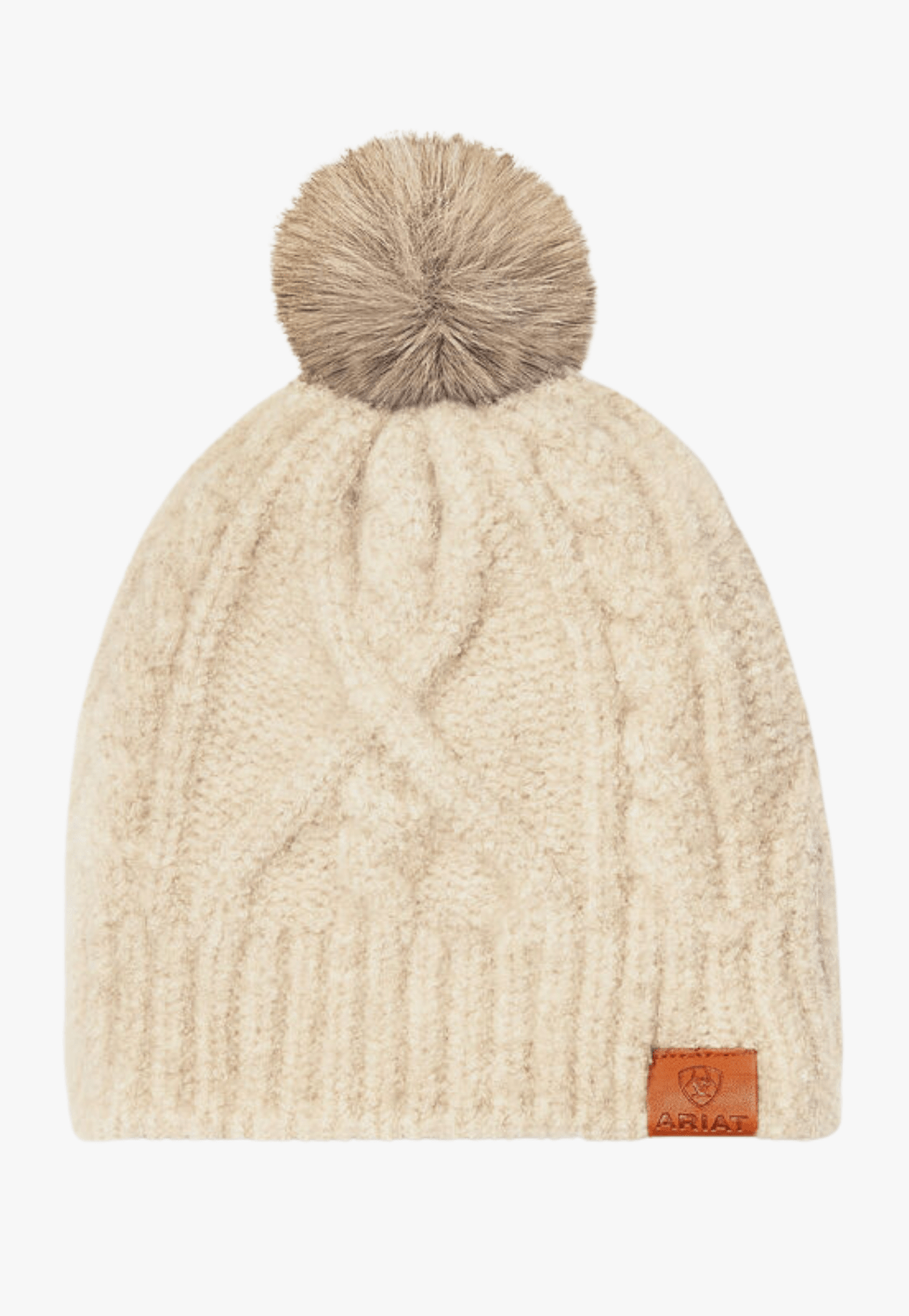 Ariat HATS - Beanies Cream Ariat Entwine Beanie
