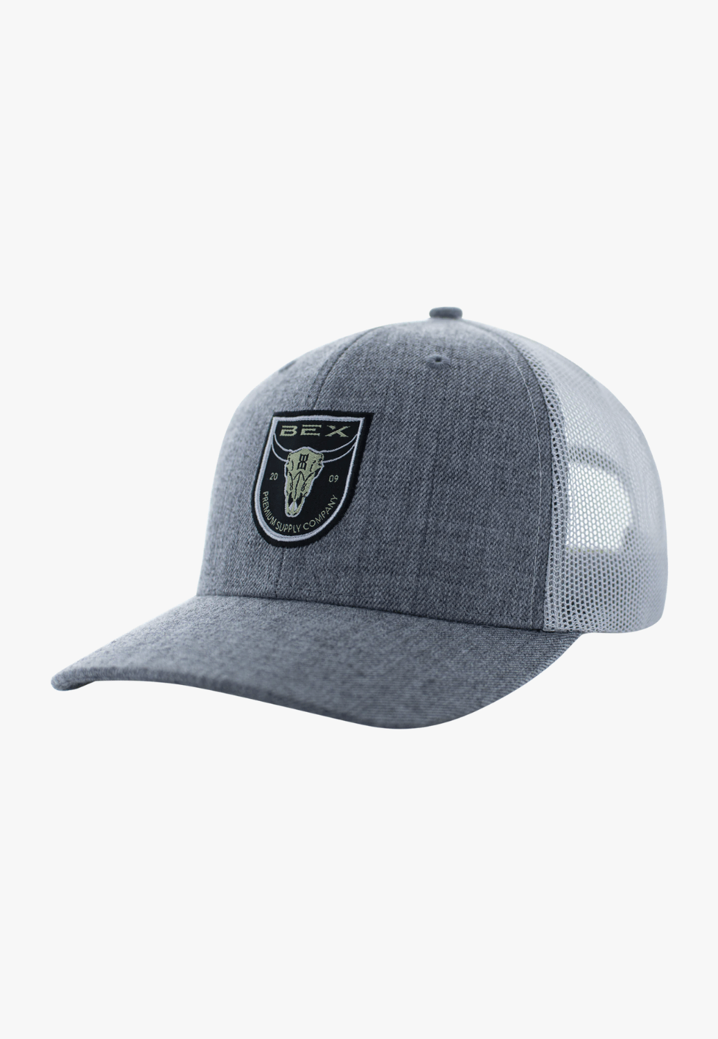 BEX HATS - Caps Heather Grey Bex Steer Cap