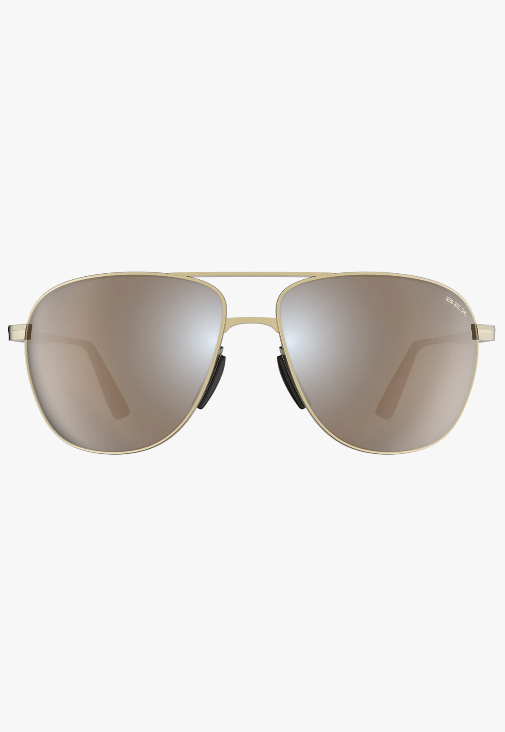 BEX ACCESSORIES-Sunglasses Matte Gold/Brown/Silver BEX Nova Sunglasses