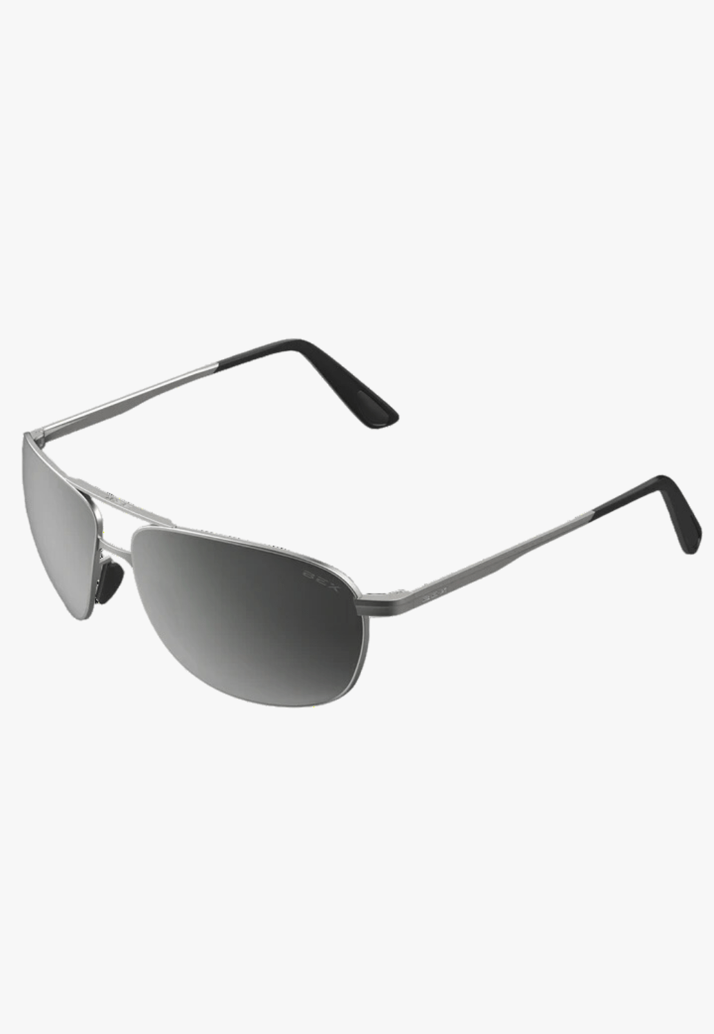 BEX ACCESSORIES-Sunglasses Matte Silver/Grey BEX Nova Sunglasses