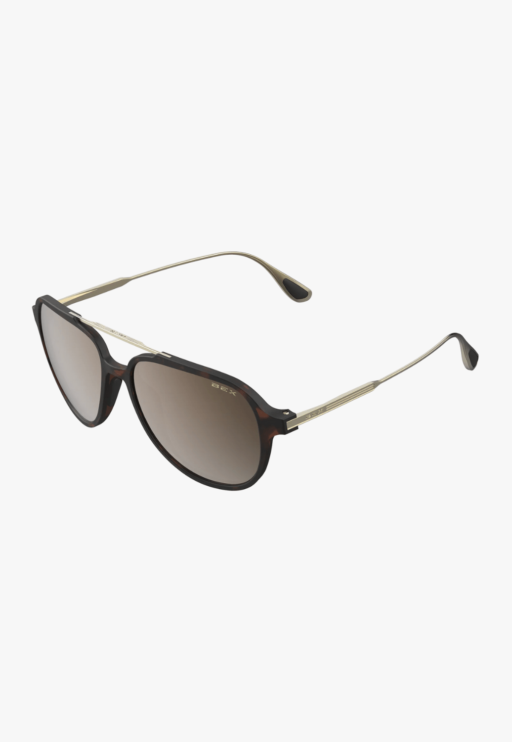 BEX ACCESSORIES-Sunglasses Tortoise Brown/Silver BEX Kabb Sunglasses