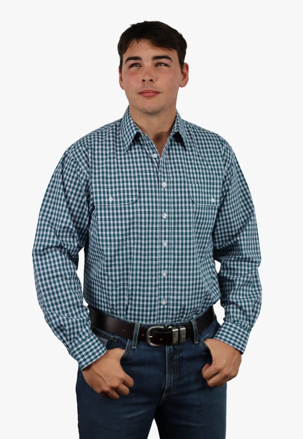 Bisley CLOTHING-Mens Long Sleeve Shirts Bisley Mens Long Sleeve Shirt