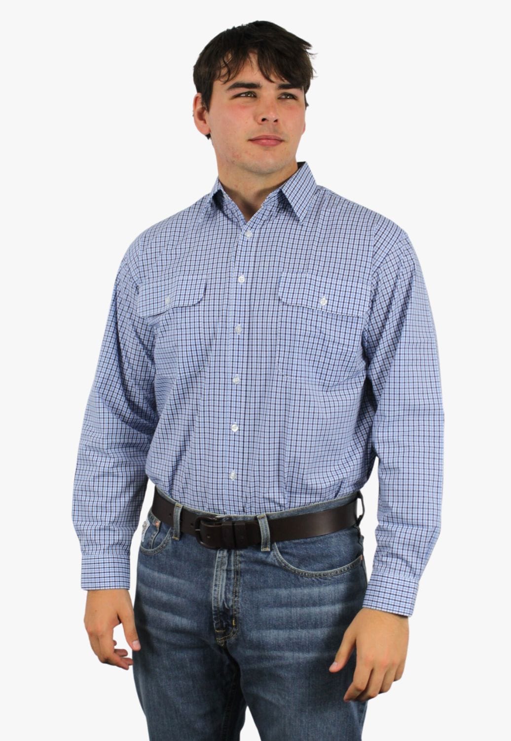 Bisley CLOTHING-Mens Long Sleeve Shirts Bisley Mens Long Sleeve Shirt