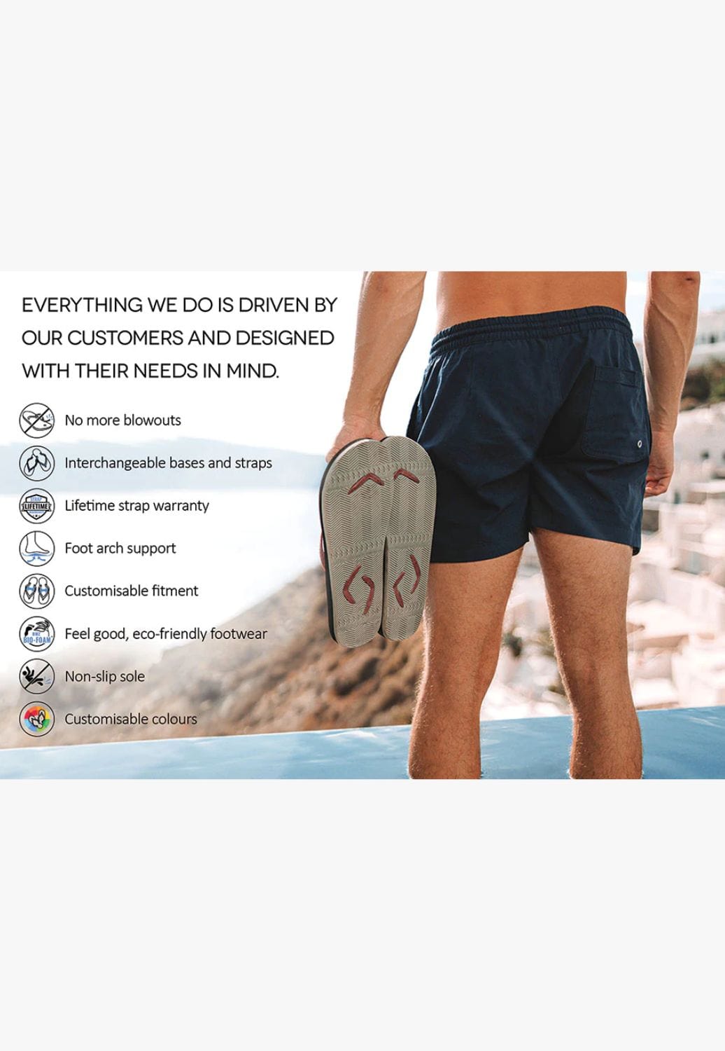 Boomerangz FOOTWEAR - Mens Thongs & Slides Boomerangz Mens Thongs