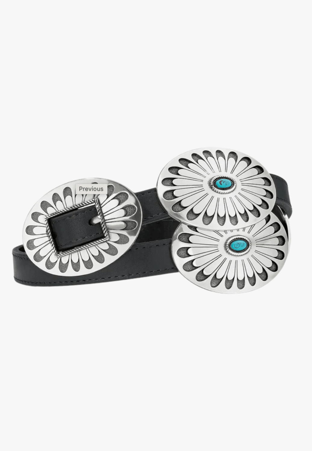 Brighton CLOTHING-Womens Belts Brighton Womens Blackbird Concho Belt