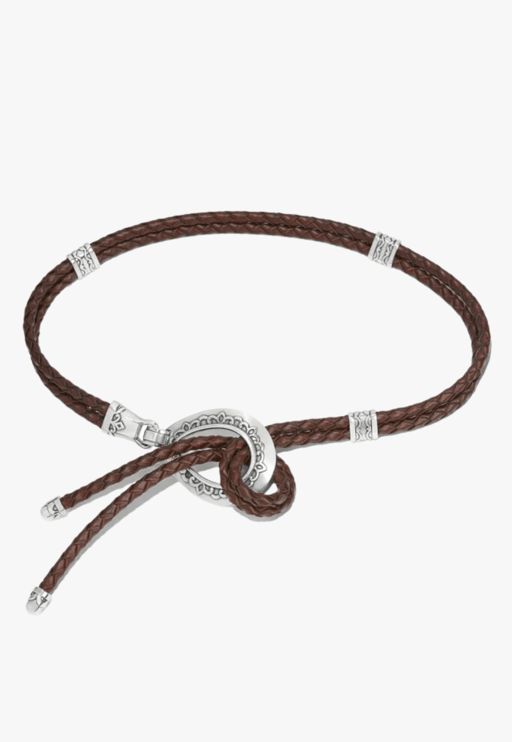 Brighton CLOTHING-Womens Belts Brighton Womens Double Barrel Braid Belt