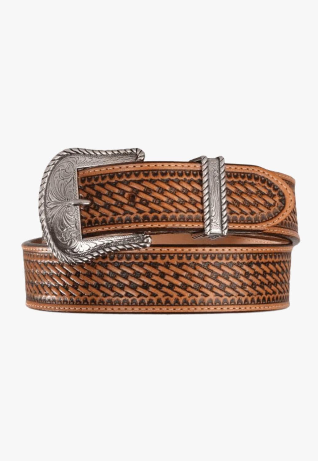Brighton CLOTHING-Mens Belts & Braces Justin Mens Bronco Belt