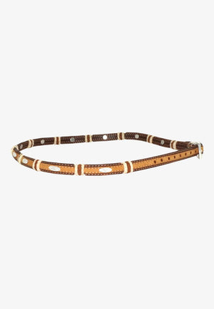 Brighton ACCESSORIES-Hat Bands OS / Tan Justin Stockyard Hatband