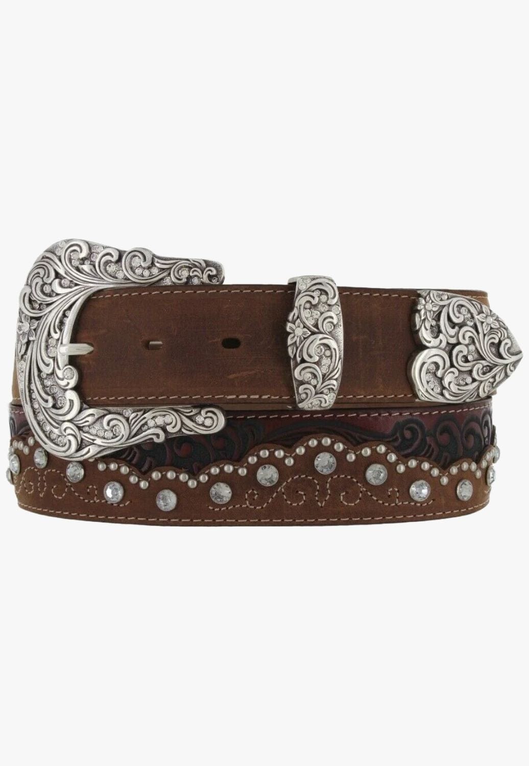 Brighton CLOTHING-Womens Belts Tony Lama Womens Kaitlyn Crystal Belt