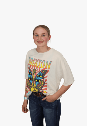 Brixton CLOTHING-WomensT-Shirts Brixton Womens All Ages Oversized T-Shirt