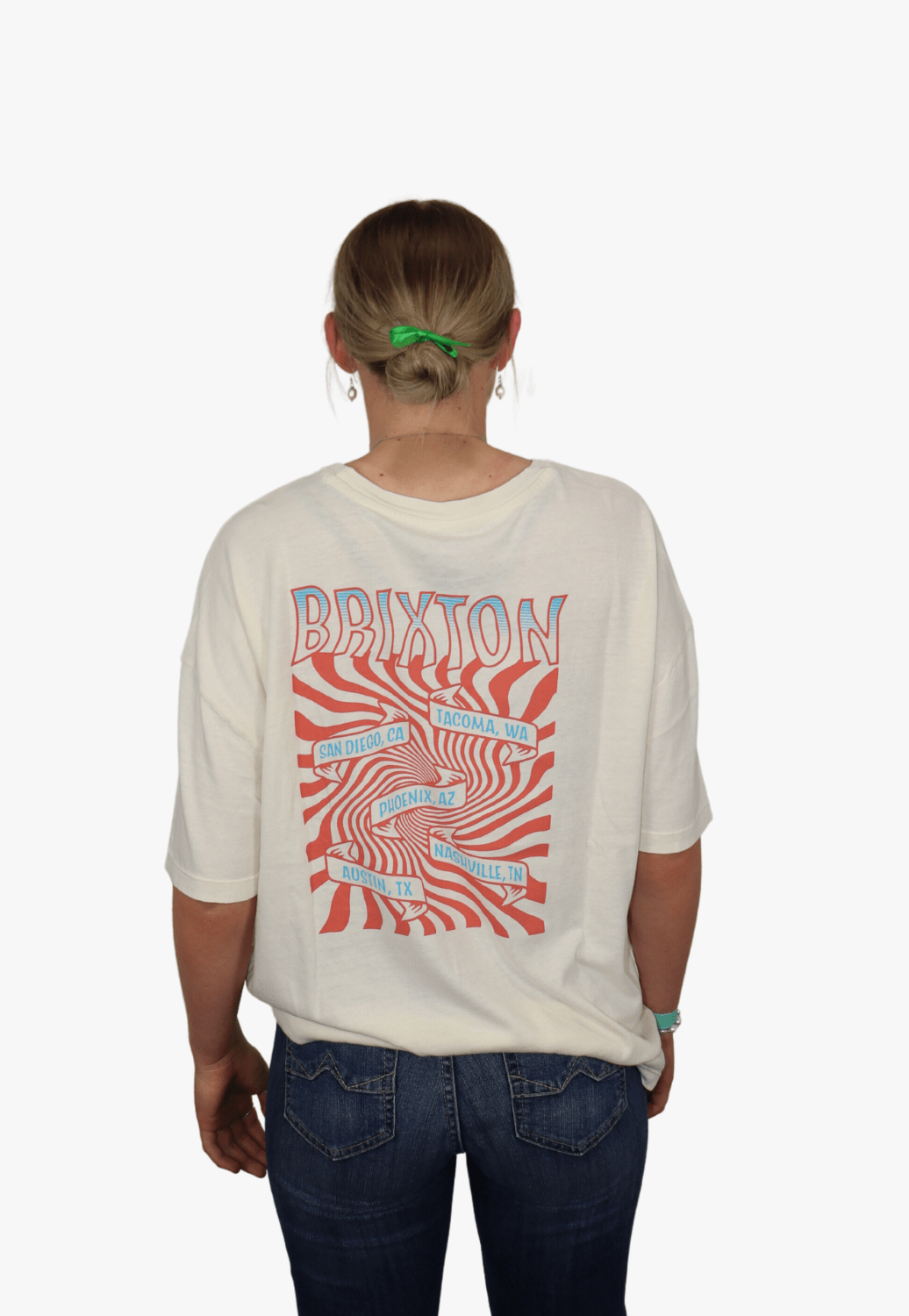 Brixton CLOTHING-WomensT-Shirts Brixton Womens All Ages Oversized T-Shirt