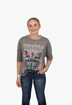 Brixton CLOTHING-WomensT-Shirts Brixton Womens All Ages Oversized T-Shirt