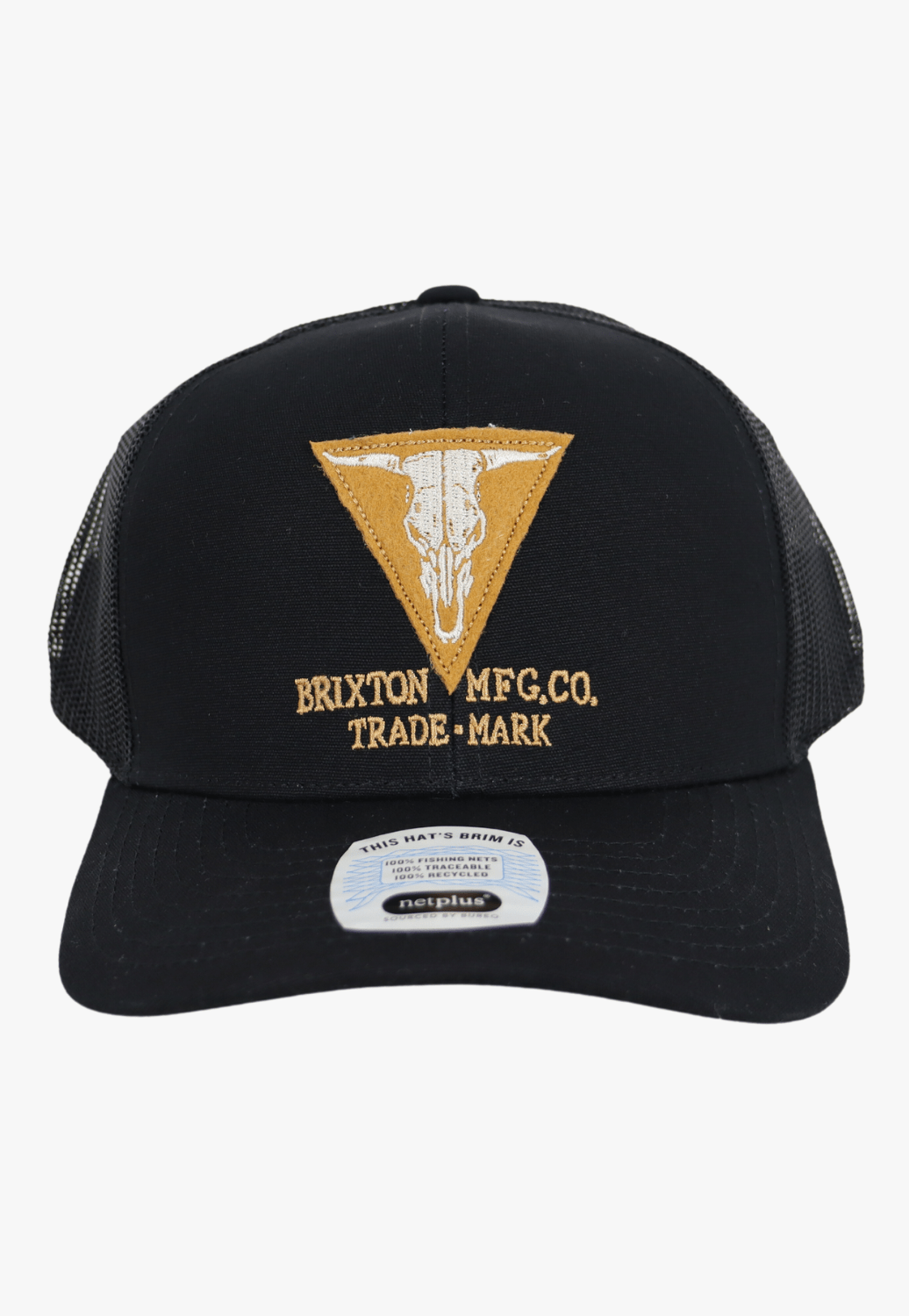 Brixton HATS - Caps OS / Black Brixton Gunshot Netplus MP Trucker Cap