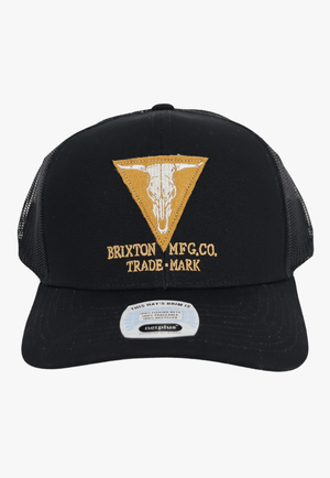 Brixton HATS - Caps OS / Black Brixton Gunshot Netplus MP Trucker Cap