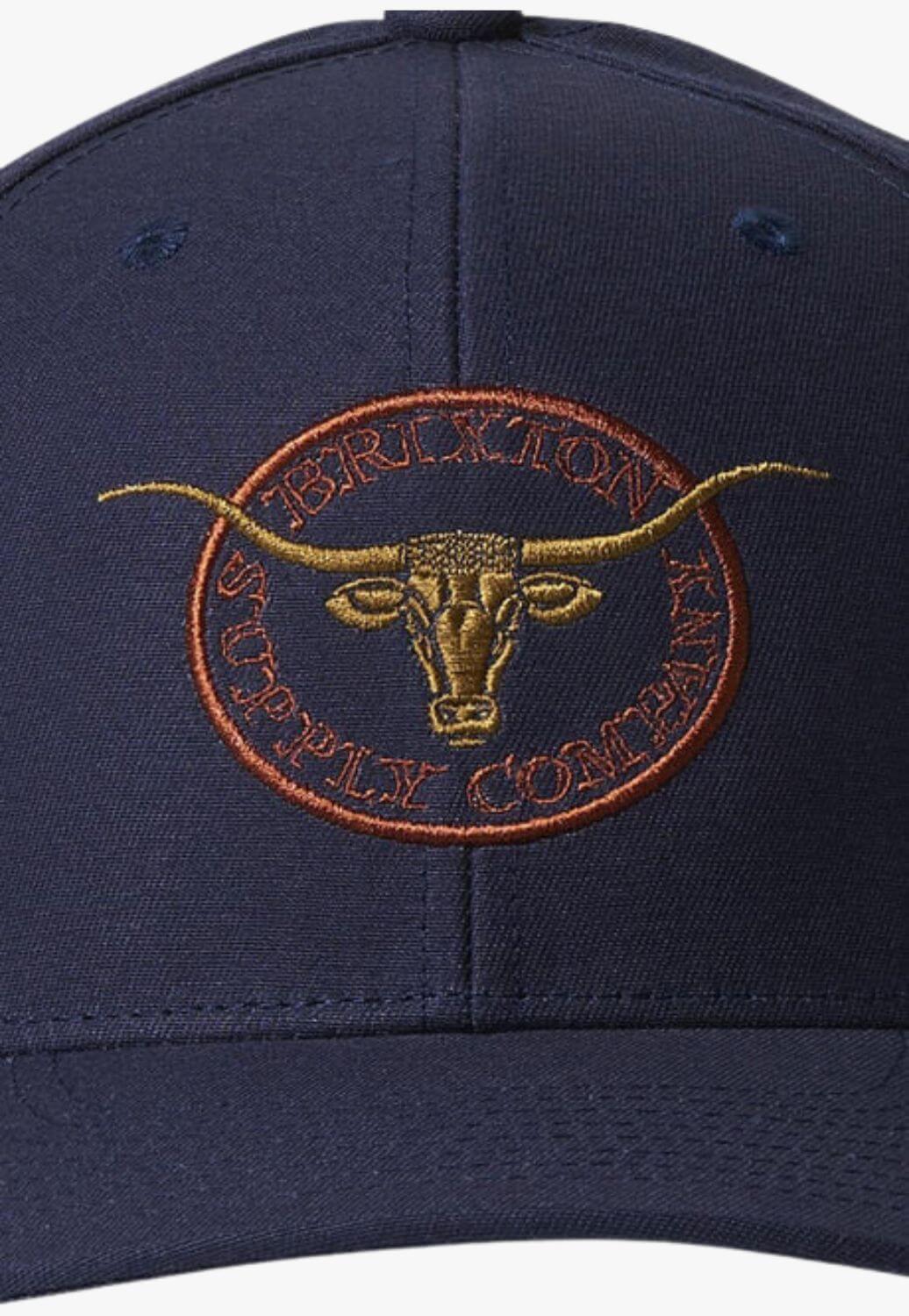 Brixton HATS - Caps Washed Navy Brixton Stockton Netplus MP Cap