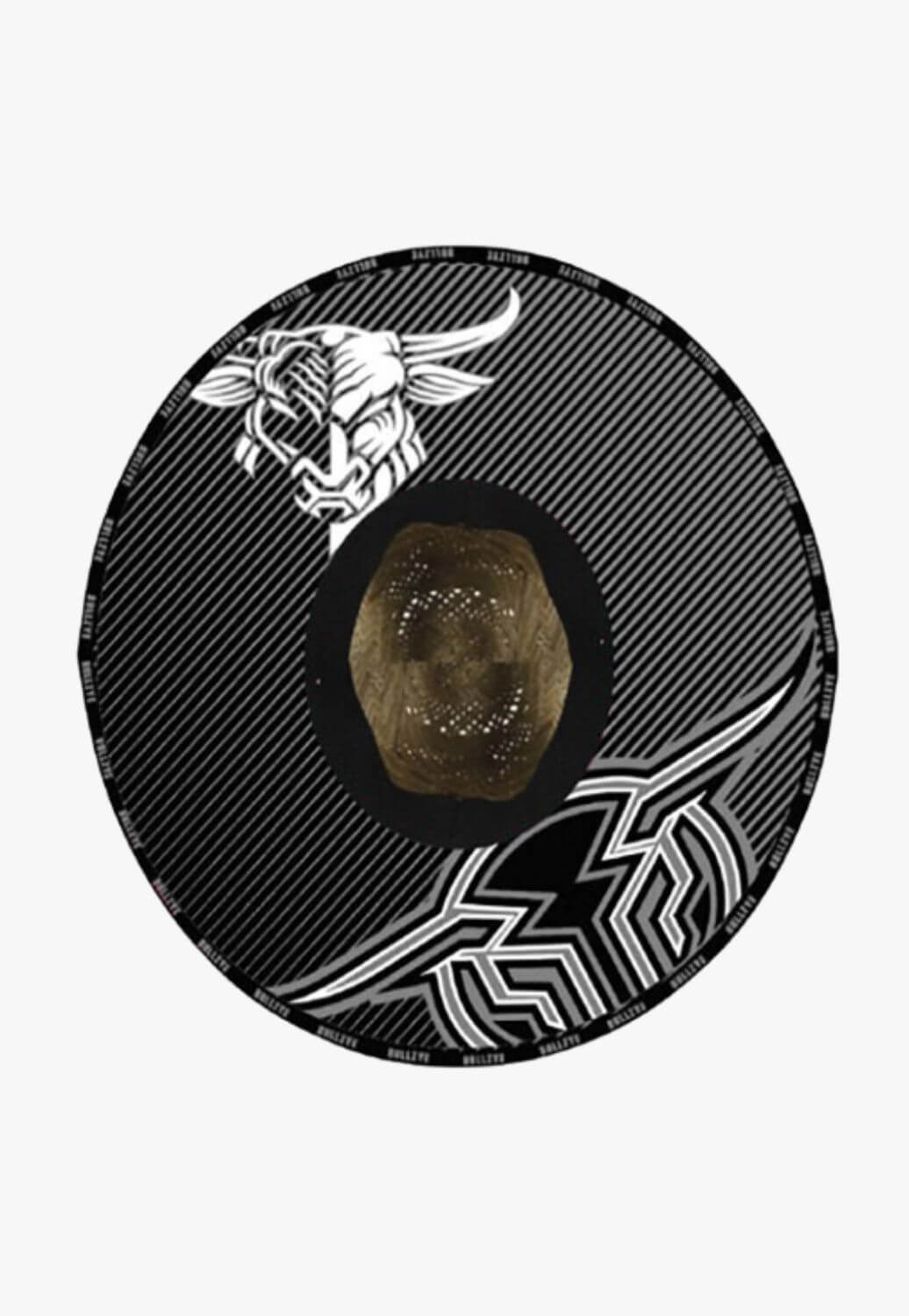 Bullzye HATS - Straw Bullzye Adults Blazin Straw Hat