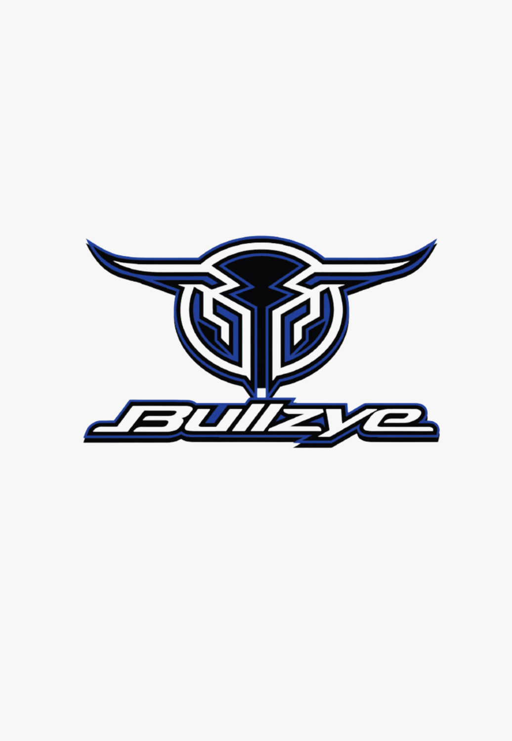Bullzye ACCESSORIES-General MEDIUM / Blue Bullzye Logo Sticker