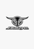 Bullzye ACCESSORIES-General MEDIUM / Grey Bullzye Logo Sticker