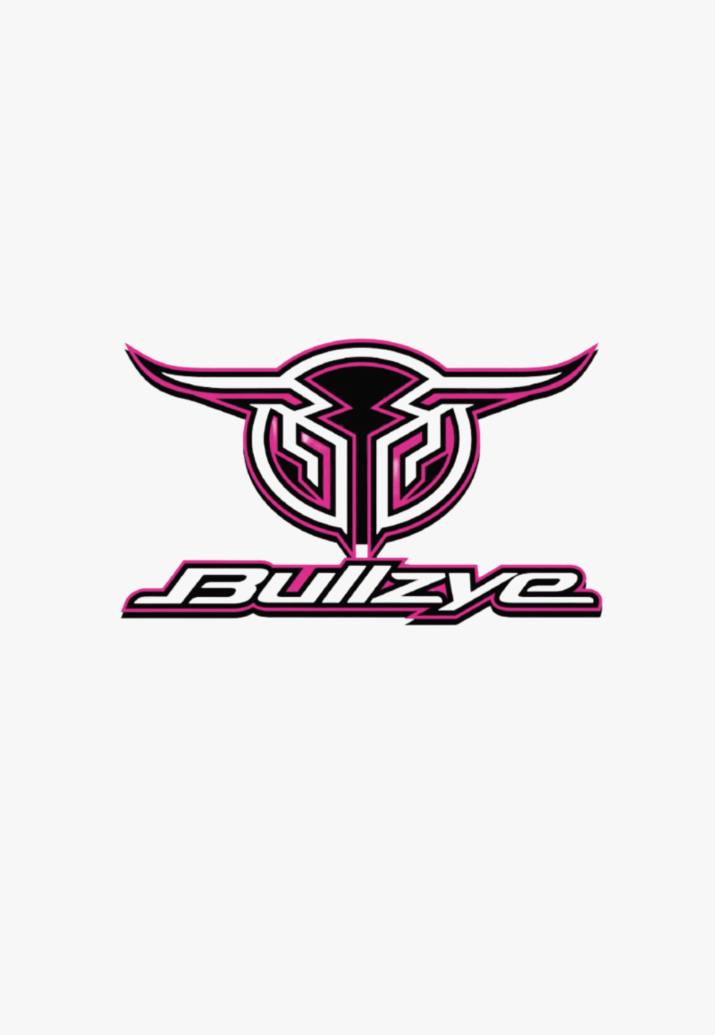 Bullzye ACCESSORIES-General MEDIUM / Pink Bullzye Logo Sticker