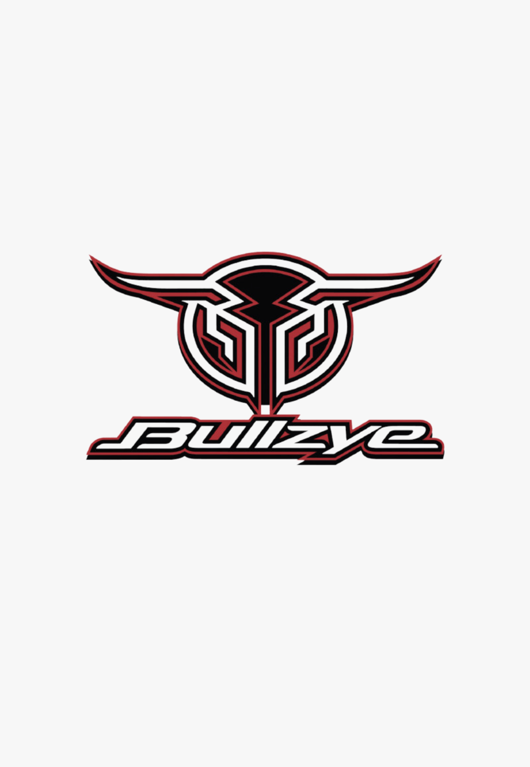 Bullzye ACCESSORIES-General MEDIUM / Red Bullzye Logo Sticker