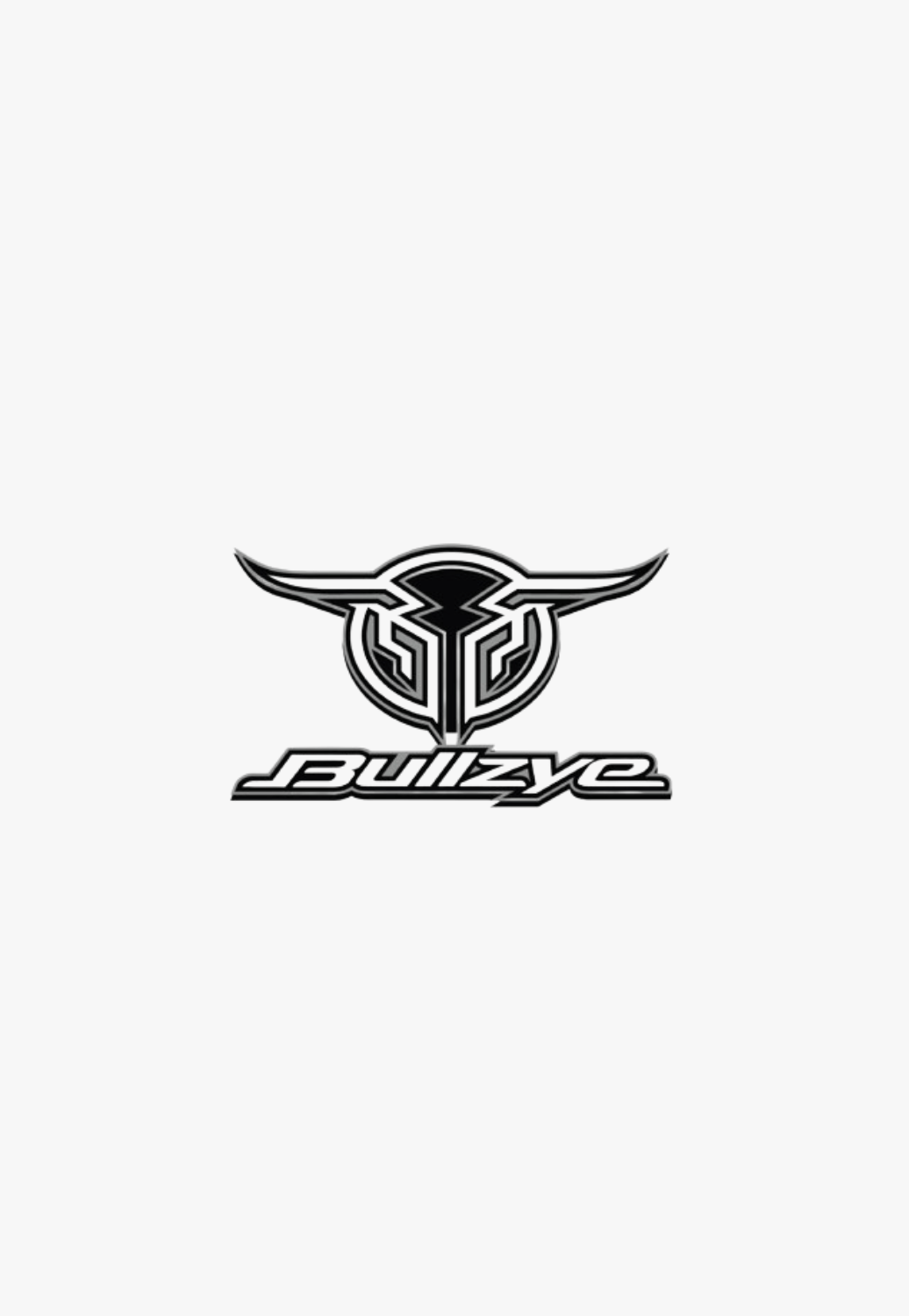 Bullzye ACCESSORIES-General Small / Grey Bullzye Logo Sticker