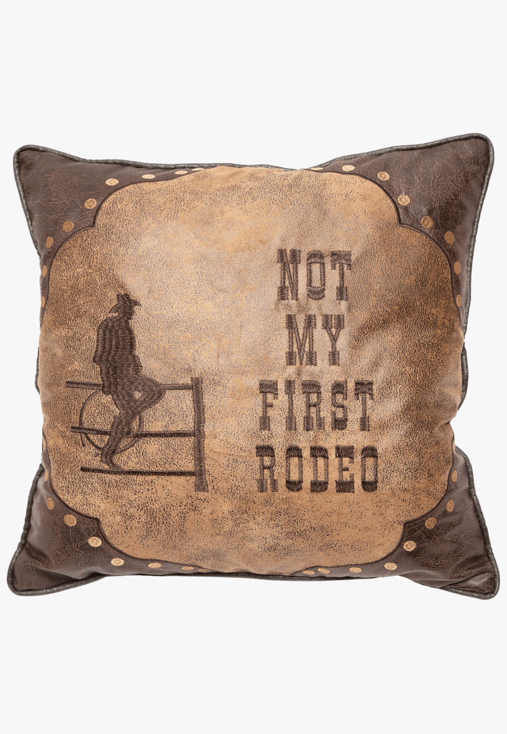 Carstens Homewares - General Brown Carstens Not My First Rodeo Throw Pillow