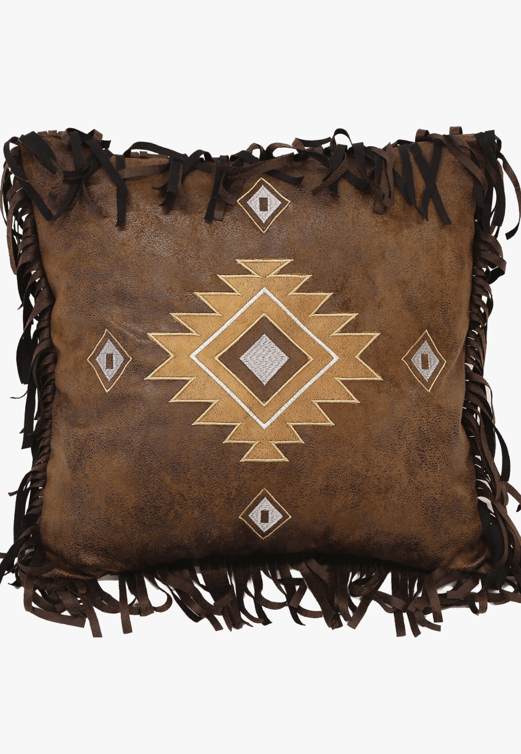 Carstens Homewares - General Brown Carstens Old West Diamonds Throw Pillow